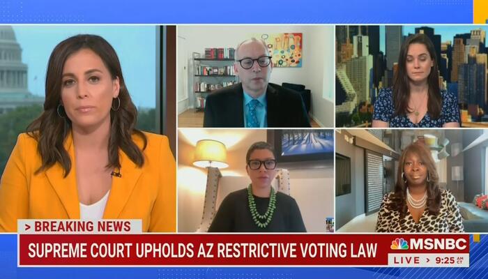 Msnbc Meltdown Over Supreme Court Upholding Gop Voting Law Newsbusters